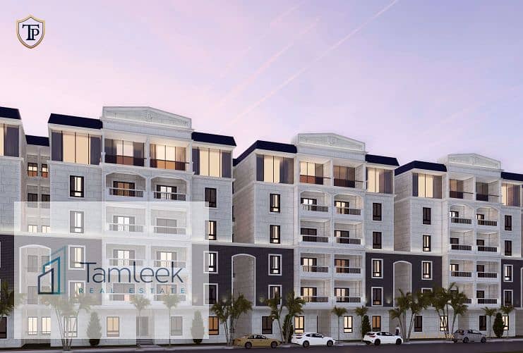Fully finished apartment for sale within a full-service compound in Obour City, Turath Mall Compound, with installments over the longest repayment per - Ansicht 2