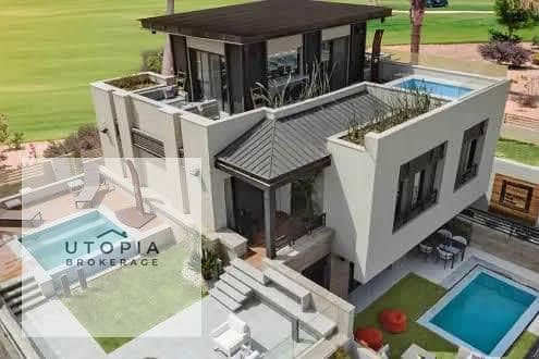 Luxury Townhouse for Sale in Trio Gardens with Private Pool, BUA 242 sqm, 5 Bedrooms + Nanny Room, Immediate Delivery in a Prime Compound - Ansicht 3