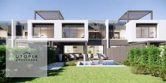 Luxury Townhouse for Sale in Trio Gardens with Private Pool, BUA 242 sqm, 5 Bedrooms + Nanny Room, Immediate Delivery in a Prime Compound - Ansicht 6