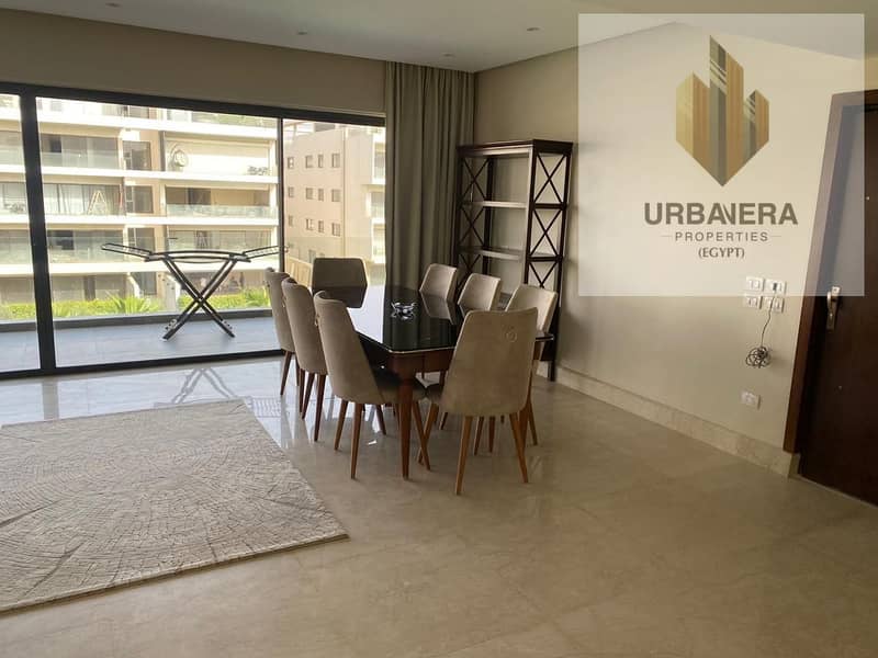For sale: A luxury penthouse, fully furnished, including air conditioners and kitchen, in Lake View Residence Compound, Fifth Settlement, New Cairo. - Widok 3