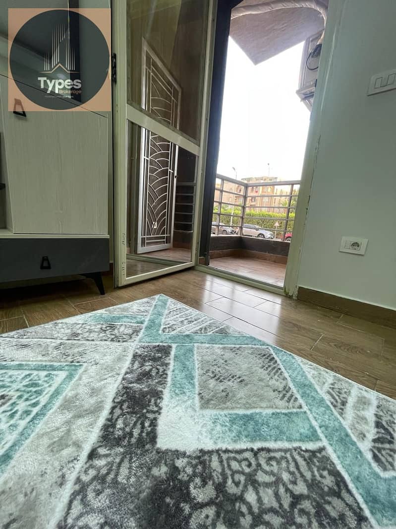Apartment for rent in Jannat Zayed 1, fully finished and furnished, 115 square meters, two rooms and a bathroom, - Widok 5