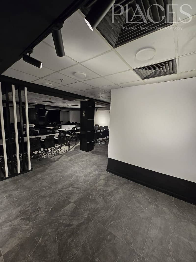 A prime address for your business: Administrative office for rent in a top location in Downtown, Fifth Settlement. 366 square meters, fully finished. - Mehr