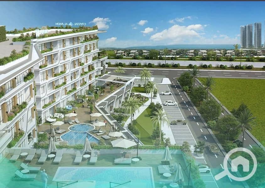 For the first time in Alamein , a fully hotel project with the highest investment return, a hotel unit of 148 meters with an open view. – pohled 4