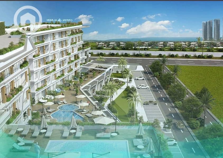 For the first time in Crystal Alamein , a fully hotel project with the highest investment return, a hotel unit of 52 meters with an open view. - Ansicht 5