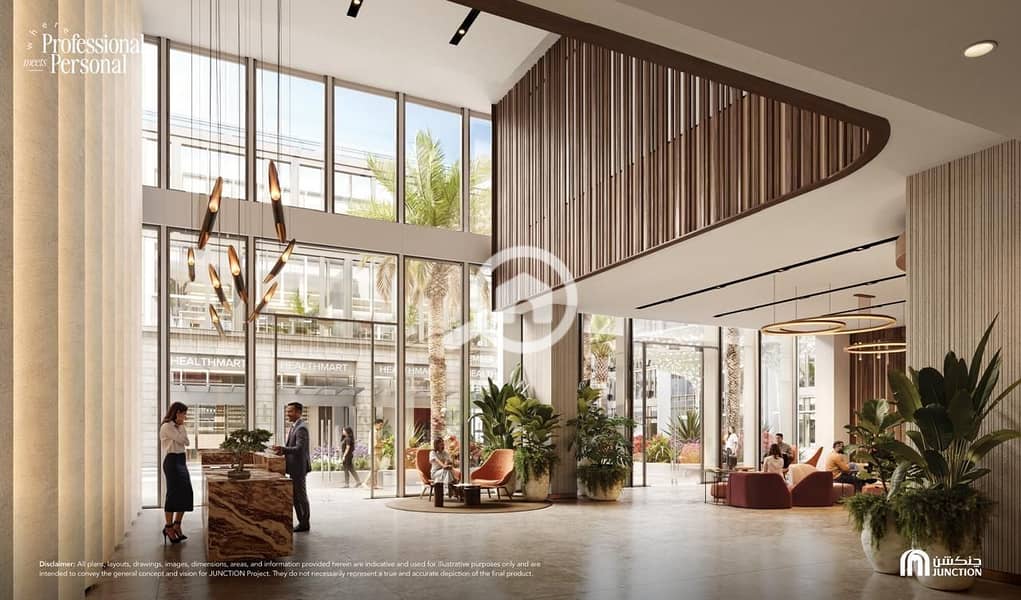 99 sqm administrative office for sale with a guaranteed investment return located directly on Al Wahat Road next to Mall of Egypt by Majid Al Futtaim - Ansicht 4