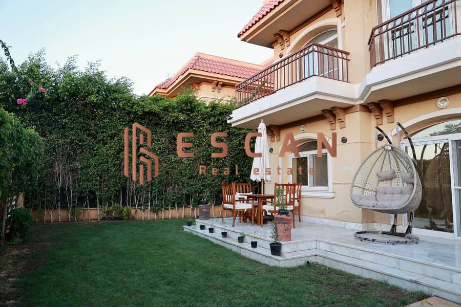 Furnished villa for rent in Madinaty, extra super deluxe finishing, modern furnishings, close to services. - Ansicht 5