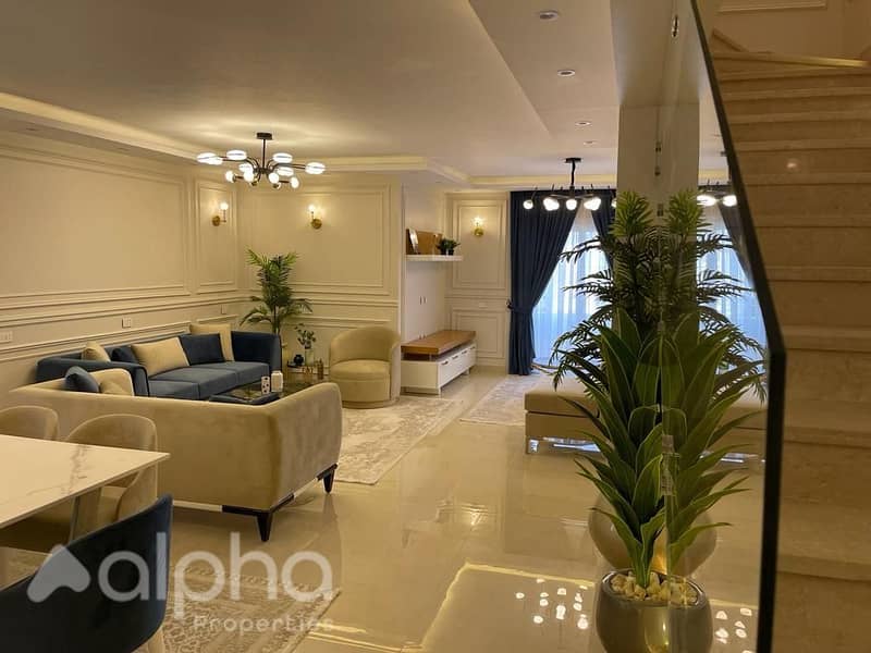 I villa roof for sale in giza plateau compound mountain view 6 october ultra modern prime location – pohled 2