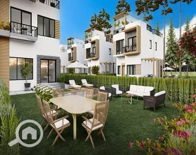 تاون هاوس 3 غرف نوم للبيع في الشيخ زايد، الجيزة - كمبوند-Compound-Girona-New-Zayed. PNG