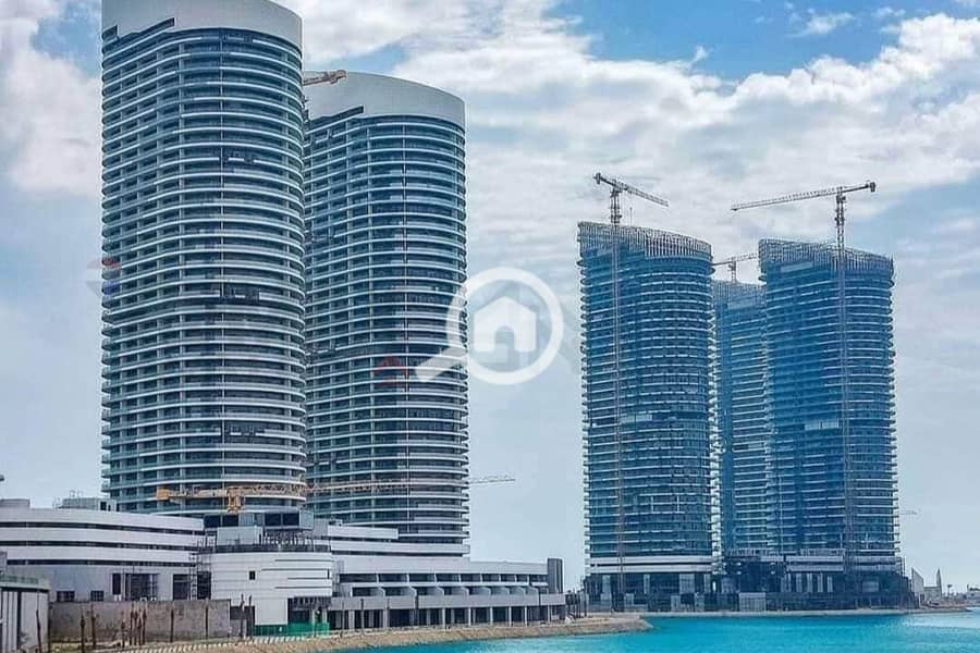 Studio for Sale in The Gate – New Alamein - Lagoon View - Fler