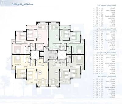 فلیٹ 3 غرف نوم للبيع في مدينتي، القاهرة - مدينتي-b14-نموذج-T01-الدور-الثالث-1. jpg