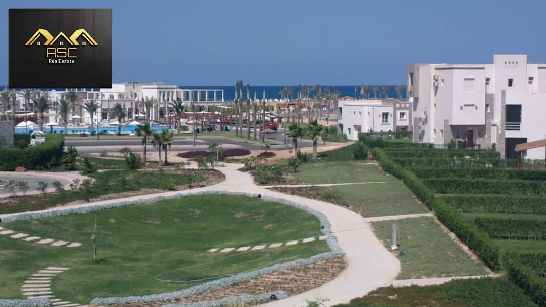 chalet with a stunning sea view in Amwaj Sidi Abdel Rahman village on the North Coast - Unobstructed landscape and sea view - Direct sea view, - Aanzicht 3