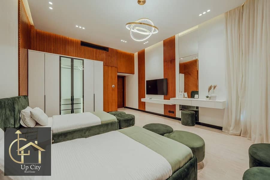 fully furnished townhouse first row golf 5 bedrooms in katameya dunes new cairo - Widok 5