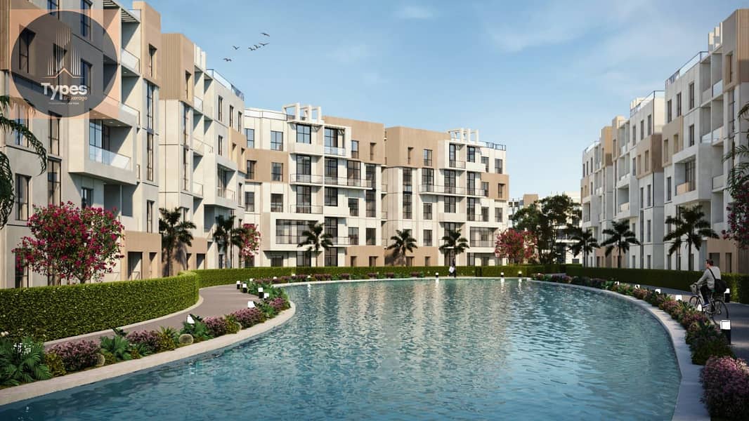 Own your apartment with only a 12% down payment and installments over 12 years on the Oasis Road Direct in the 60-acre compound opposite MSA Universit - Ansicht 4