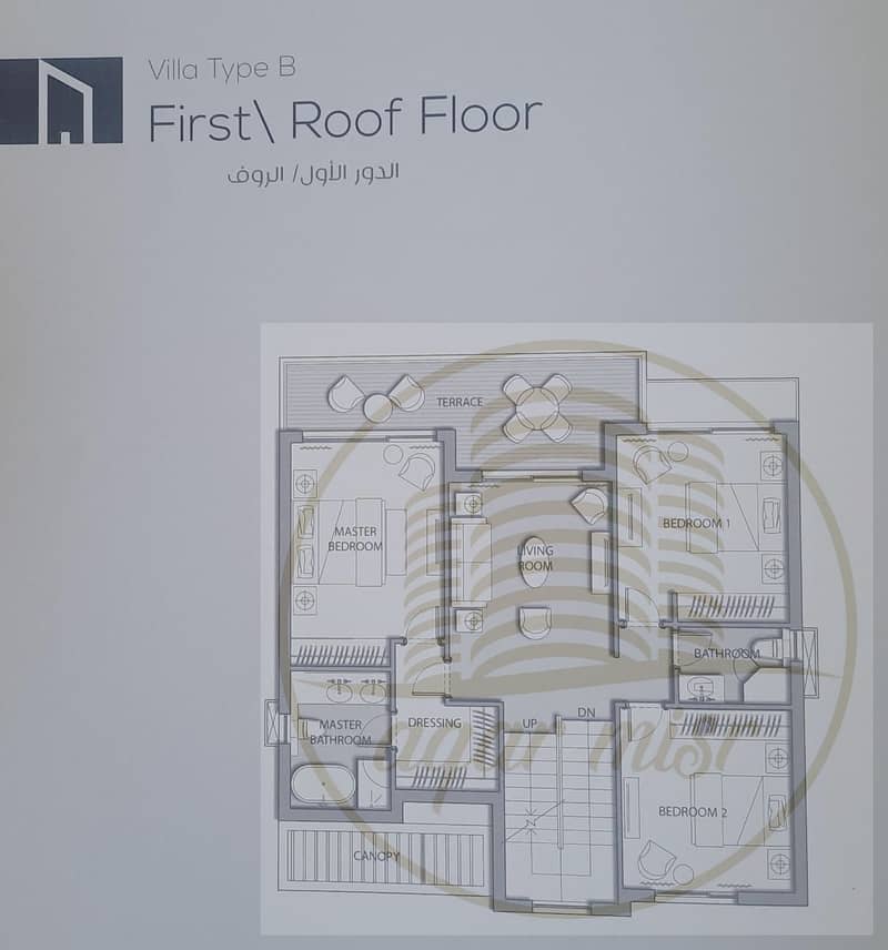 Standalone Villa for Sale in Noor City Stunning wide garden view Model B – the second largest model among Noor City villas Full North-facing orientati - Ansicht 5