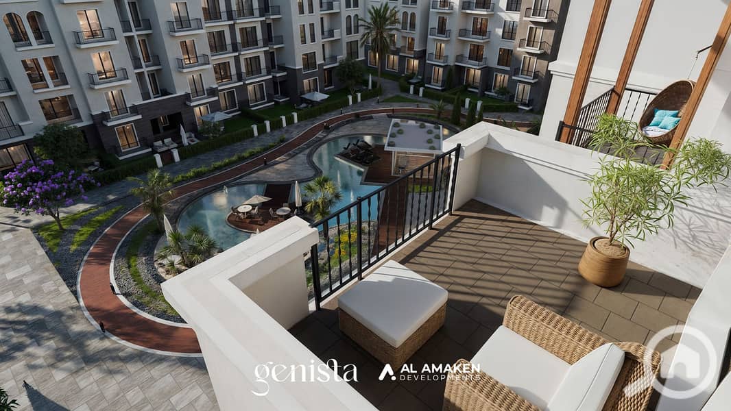 A north-facing apartment for sale at a bargain price in the most prestigious and distinguished compound, facing Al Rabwa, in the heart of Sheikh Zayed – další