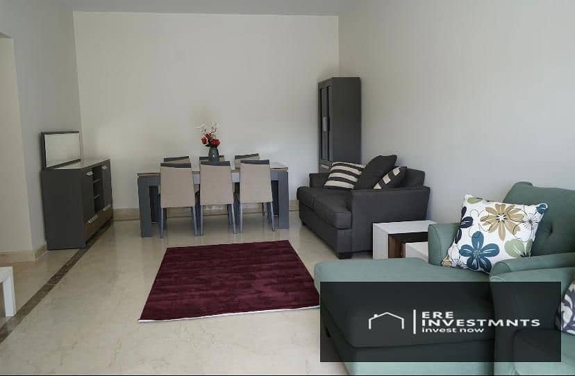 For rent at the lowest price, a fully furnished apartment ready for immediate occupancy, with a pool view, in a prime location within Mivida Boulevard - Ansicht 6