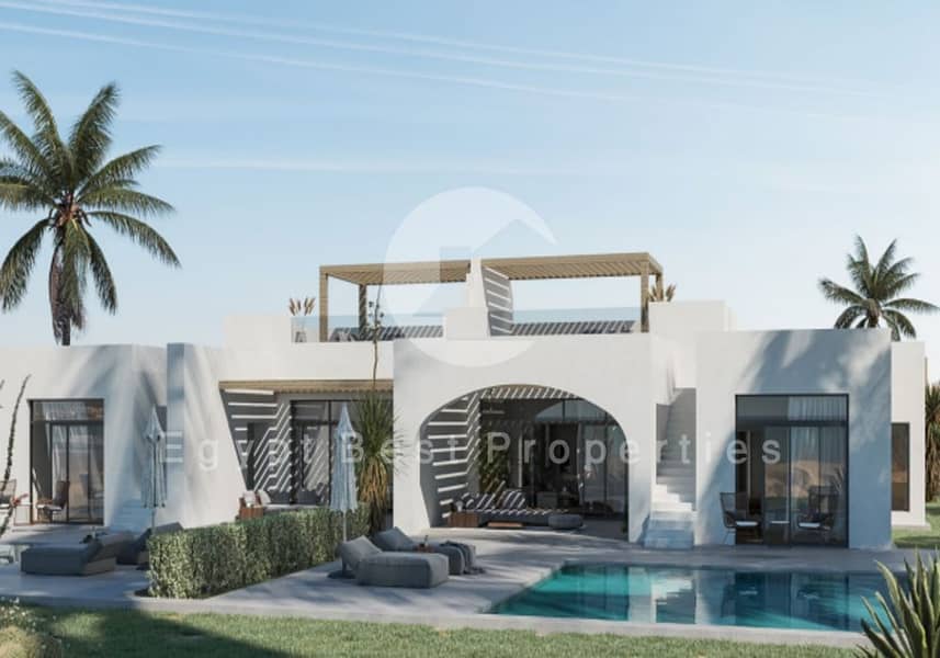 6 Bedrooms 420 sq.M Twinhouse for sale 44,000,000 EGP in Mangroovy, Gouna, Red Sea