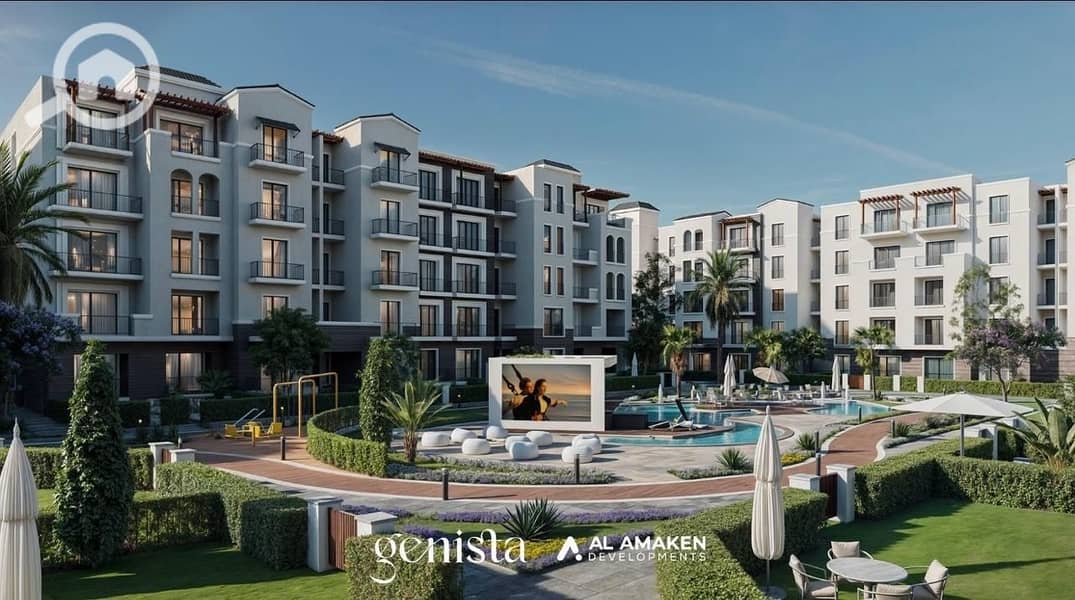 luxury garden duplex for sale in genista near to elnady elahly – další