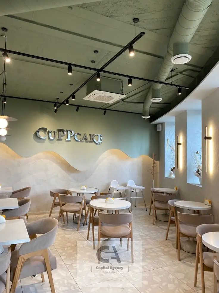 Restaurant and Cafe for Rent, 750 sq m, near major restaurants and brands - Prime Mall - Directly on North 90th Street - Fifth Settlement