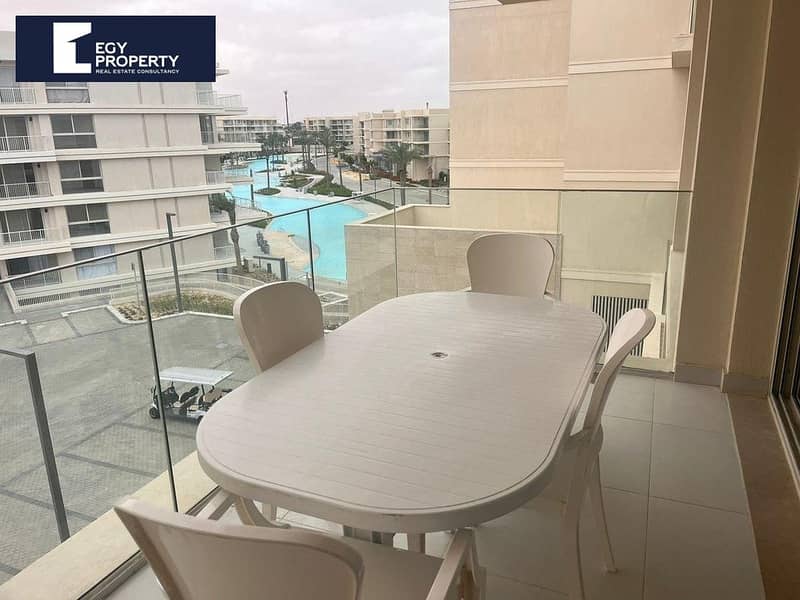 Fully Furnished 2 Bedroom Chalet for Rent in Marassi – North Coast Lowest Market Price - Widok 2