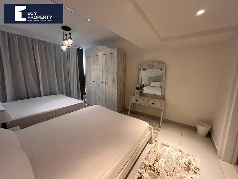 Fully Furnished 2 Bedroom Chalet for Rent in Marassi – North Coast Lowest Market Price - Widok 3