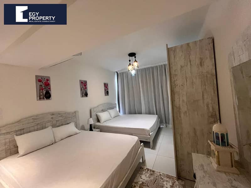 Fully Furnished 2 Bedroom Chalet for Rent in Marassi – North Coast Lowest Market Price - Widok 4