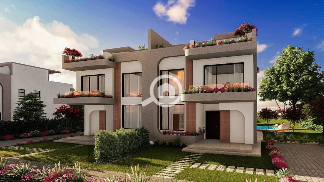 Twin house for sale with a large garden in one of the most prestigious ZG developments in Sheikh Zayed, just minutes from Waslet Dahshur Road. – pohled 5