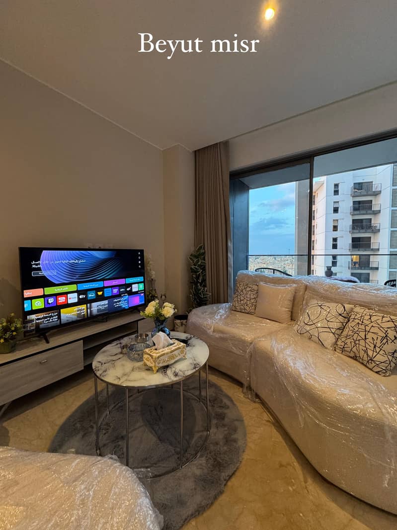For rent fully furnished apartment in i Zed Towers Sheikh Zayed in the heart of Zayed, one of the finest compounds in Sheikh Zayed and the best locations. - Widok 3