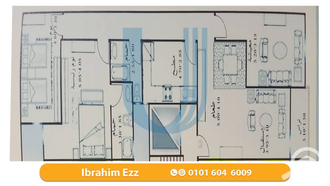For sale, a distinctive shop inside the Al-Ahram Mall, in the Al-Raml Station, branching off from Nabi Allah Daniel Street, with an area of 47 m. An investment opportunity in a prime location in the heart of Al-Raml Station. – pohled 6