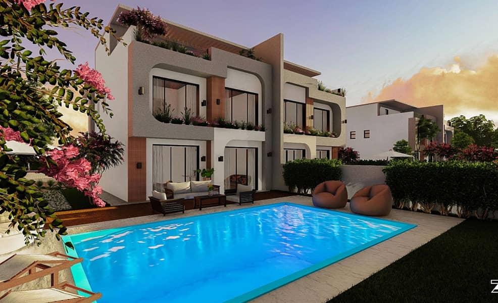 50% discount on twin villas, just two minutes from Dahshur Link - Widok 2