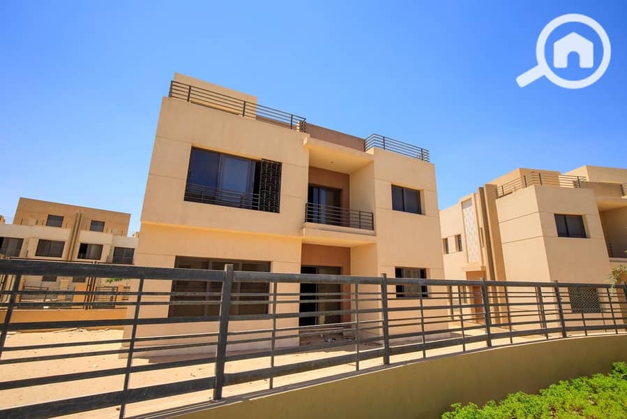 For sale: Twin house, 267m built area and 300m land, Alma Compound - Ewan - Sheikh Zayed. Immediate delivery . - Mehr