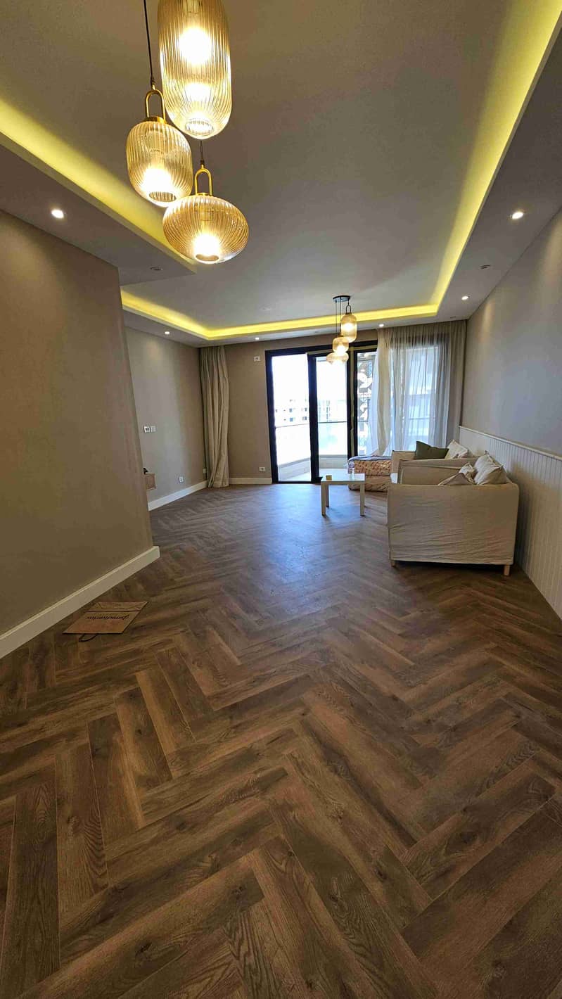 Apartment for rent in Badiya Compound, Palm Hills, October - with kitchen and air conditioning. - Vista 6