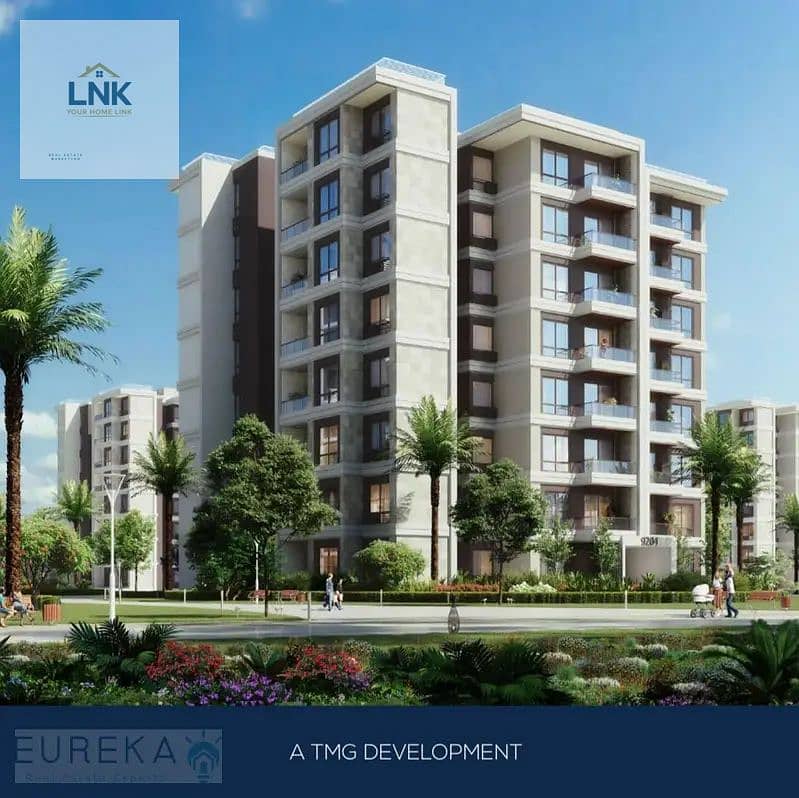 2 Bedrooms 98 sq.M Apartment for sale 6,600,000 EGP in Noor City, New Capital City, Cairo