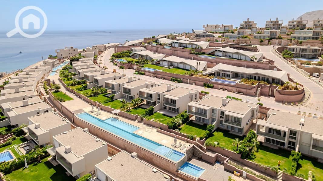Fully finished chalet RTM for sale in IL Monte Galala Towers – Red Sea – at first launch price - Mehr