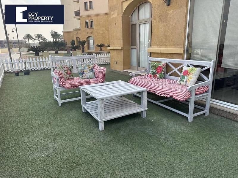 Fully Furnished 2 Bedroom Ground Floor Apartment for Rent in Uptown Cairo - Widok 6