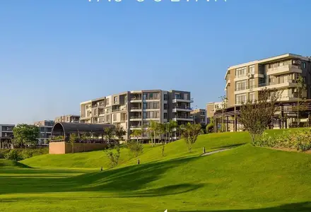 Super Lux finishing apartment for rent in taj city compound with kitchen and ACs at 1st settlement at New Cairo