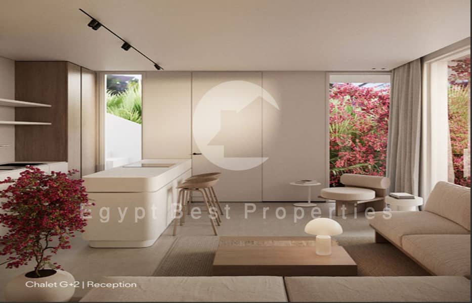 Luxury Chalet 3 Bedrooms Golf and Lagoon View Steps to The Beach For The First Time Pay 5% Down Payment and Installments Over 8 Years - Widok 4