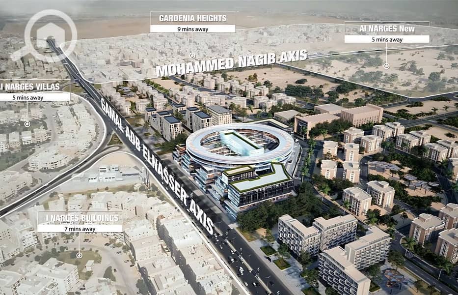 \Own a great shop for sale with all amenities inside Olin Mall, Direct, off 90th Street | Fifth Settlement - New Cairo, with no down payment! - Ansicht 3