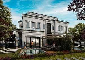 Corner townhouse for sale in New Sheikh Zayed, near delivery, at a special price in Naia West compound. - Widok 6