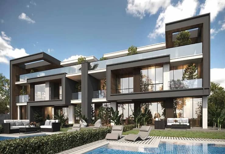 Townhouse Corner for Sale in Sheikh Zayed – Cash Discount Available in Menorca Compound by Mardiv – pohled 2
