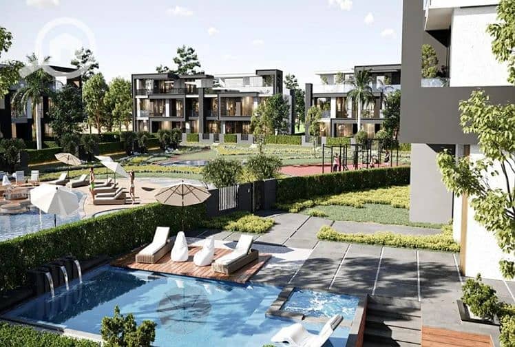 Townhouse Corner for Sale in Sheikh Zayed – Cash Discount Available in Menorca Compound by Mardiv – pohled 4
