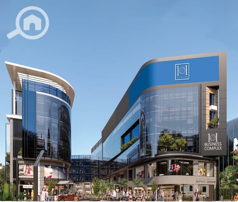 Immediate handover with installments, administrative office, 171 sq m, Mall 101, Sheikh Zayed - Ansicht 6
