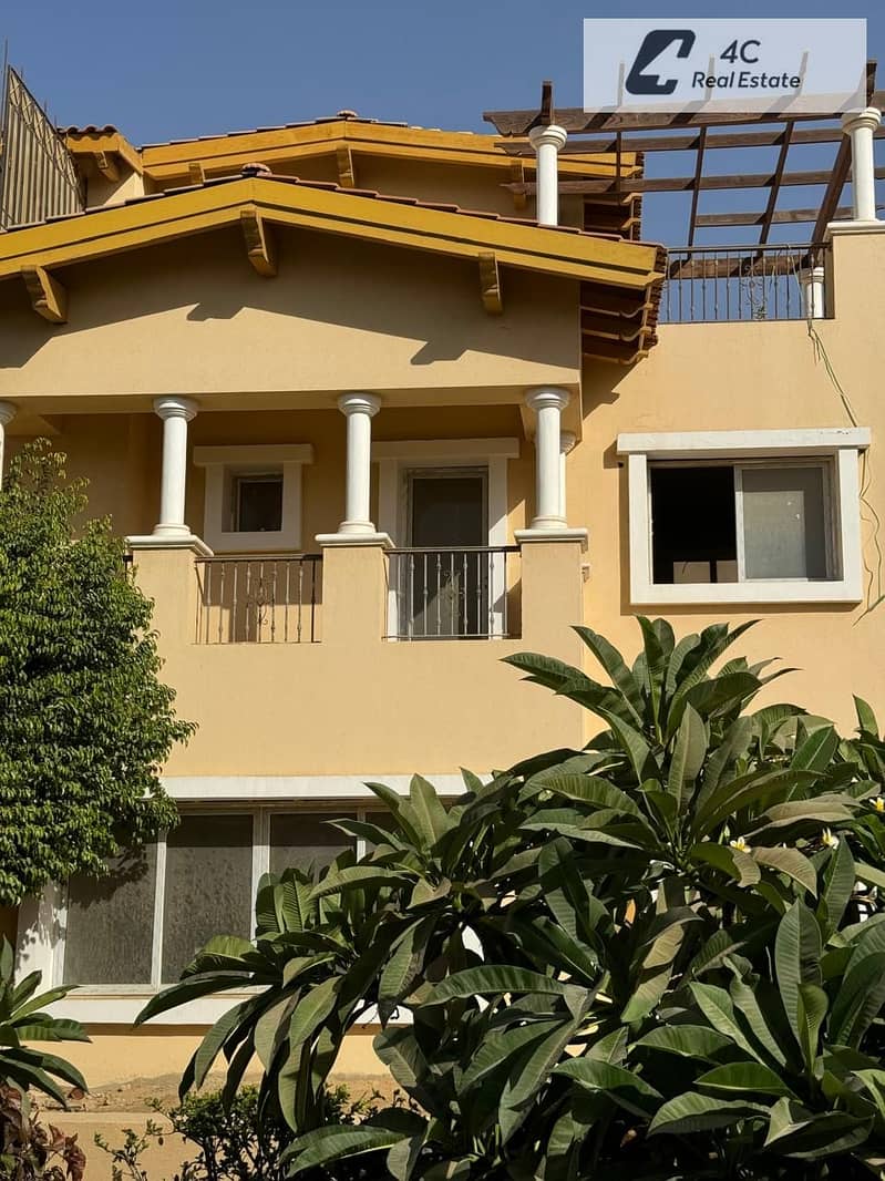 Lowest price for twin house classic ready to move fully finished view landscape in compound hyde park fifth settlement new cairo - Widok 6