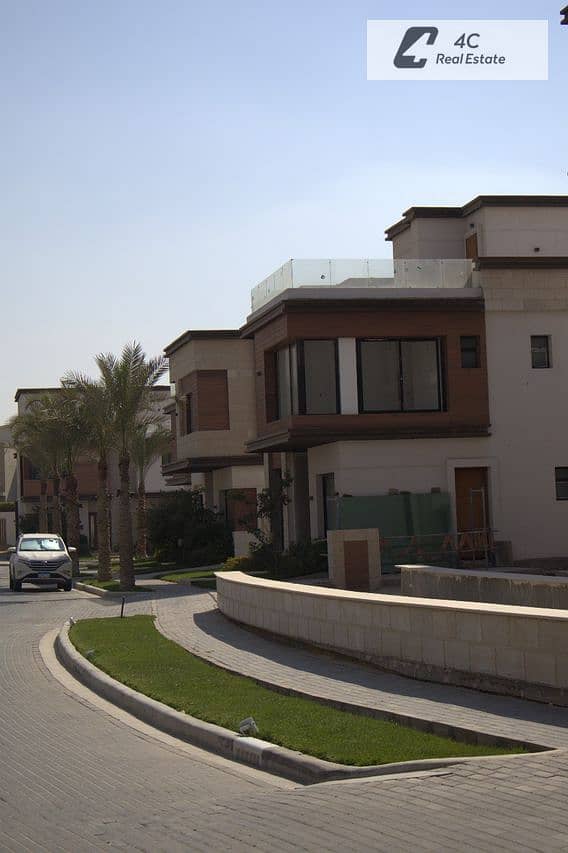 Twin house 300 m for sale, 4 bedrooms in Azzar 2 Compound, Fifth Settlement, landscape view, in prime location, double view Azzar 2 Infinity - Więcej