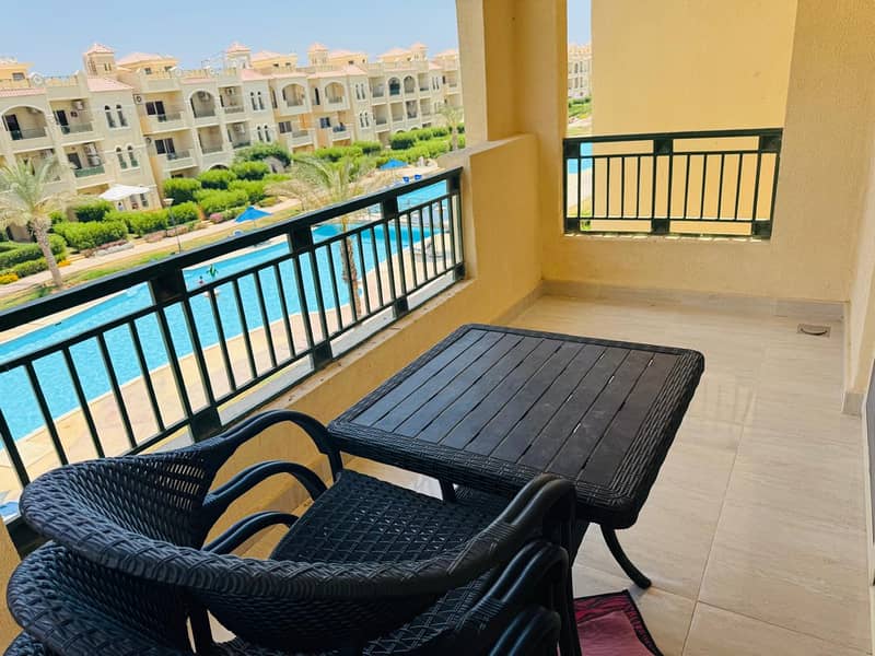 Chalet for sale in La Sirena Palm Beach Village, Ain Sokhna, fully furnished, with a sea view. - Widok 2