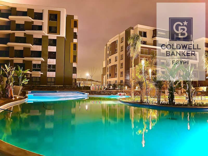 Apartment for sale in Palm Hills, Cleo Water Residences, Fifth Settlement, New Cairo, 172 sq m, with a direct view of the lagoon - 3 bedrooms - Ansicht 3