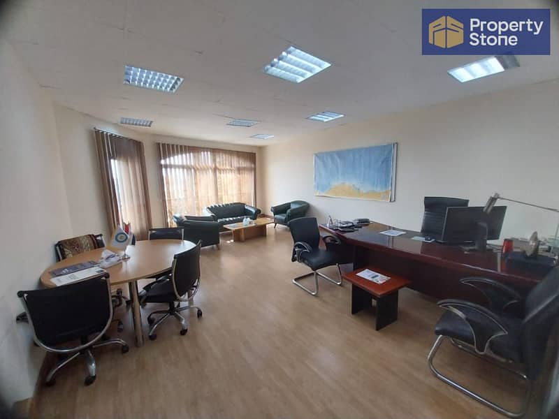 Administrative office for rent, 1,200 sq m, ultra-luxurious finishing, direct Nile view, Maadi Corniche - Widok 5
