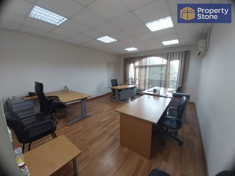 Administrative office for rent, 1,200 sq m, ultra-luxurious finishing, direct Nile view, Maadi Corniche - Widok 6