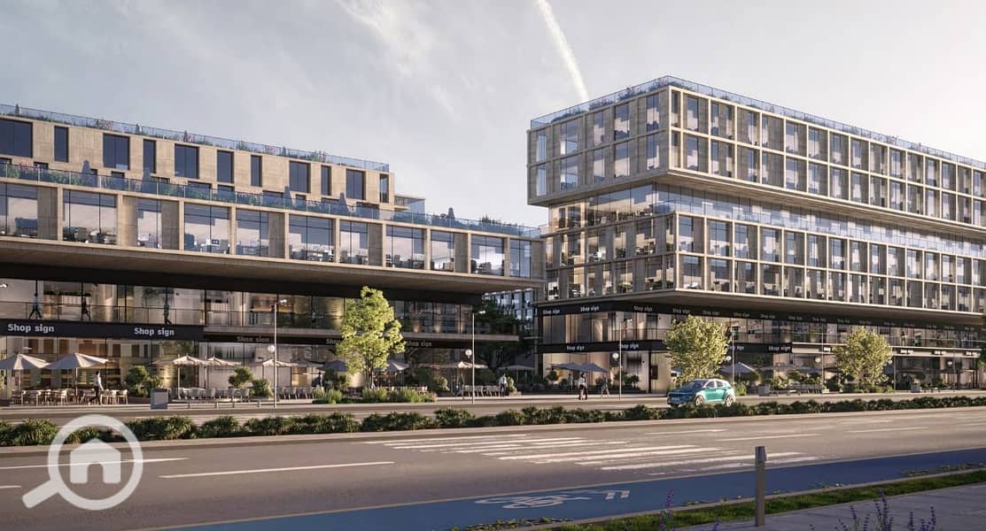 With a down payment of 160,000 EGP and installments over 10 years, you can receive a fully finished clinic in Sky Ramp, next to Mall of The Gate - Vista 4