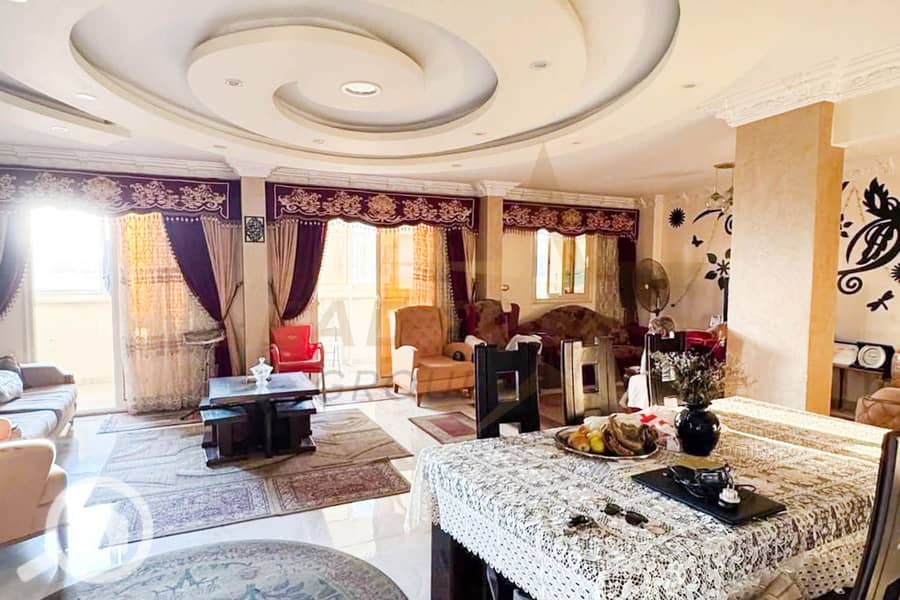 Duplex apartment for sale in Smouha, just steps away from Al-Andalus Hospital. A very upscale and distinctive location. The apartment has an area of 204 sqm with super lux finishing, featuring open views throughout. - Ansicht 6